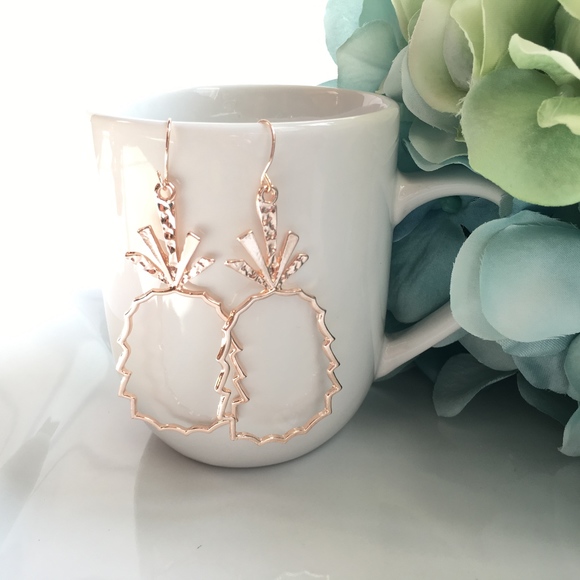 Boho Pineapple Dangle Earrings - Picture 7 of 7